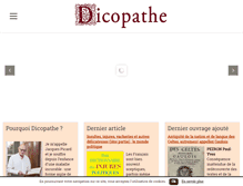 Tablet Screenshot of dicopathe.com